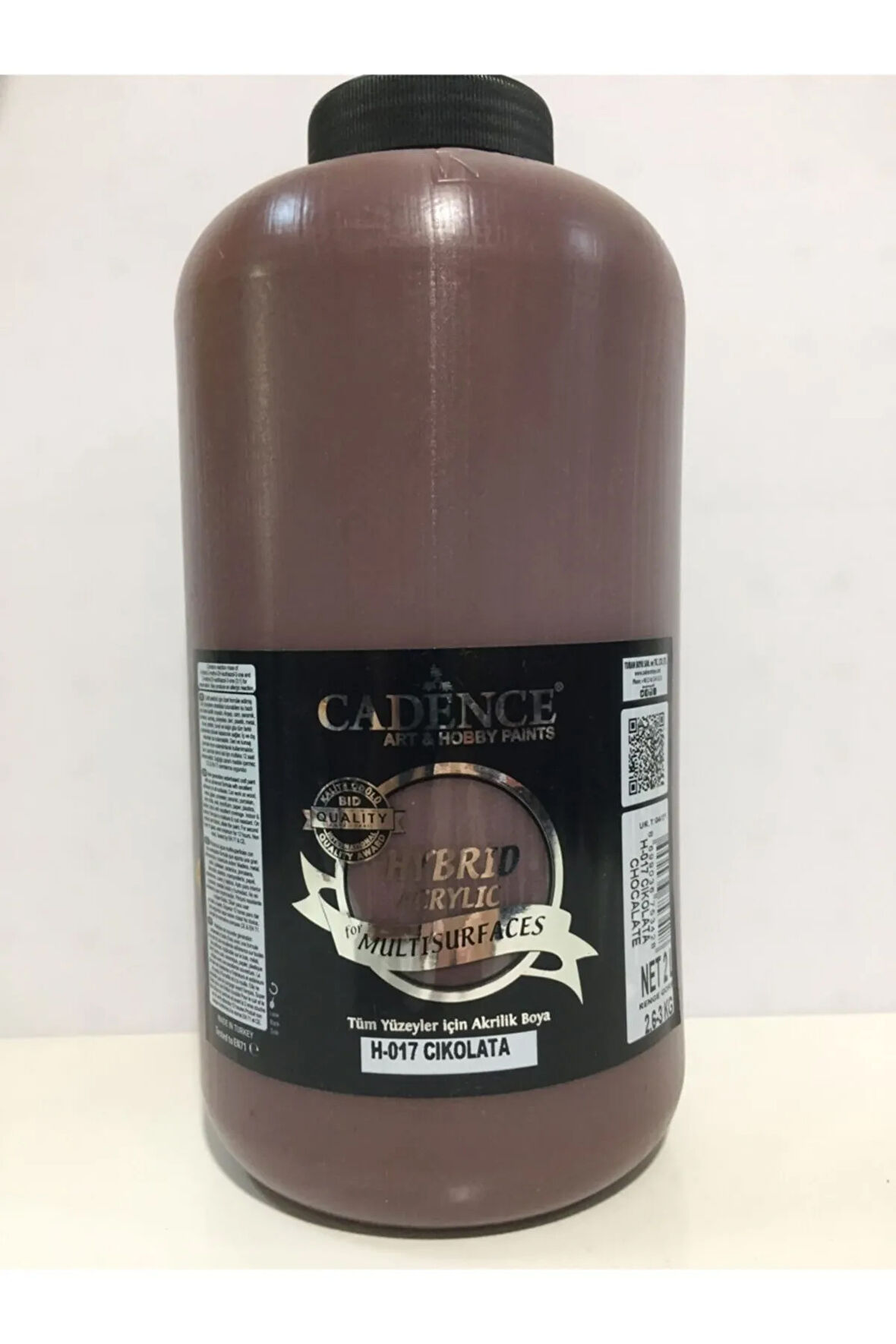 H-017 Hybrıd Acrylic Multısurfaces H-017 Çikolata 2000 Ml - 2 Lt - 3 Kg