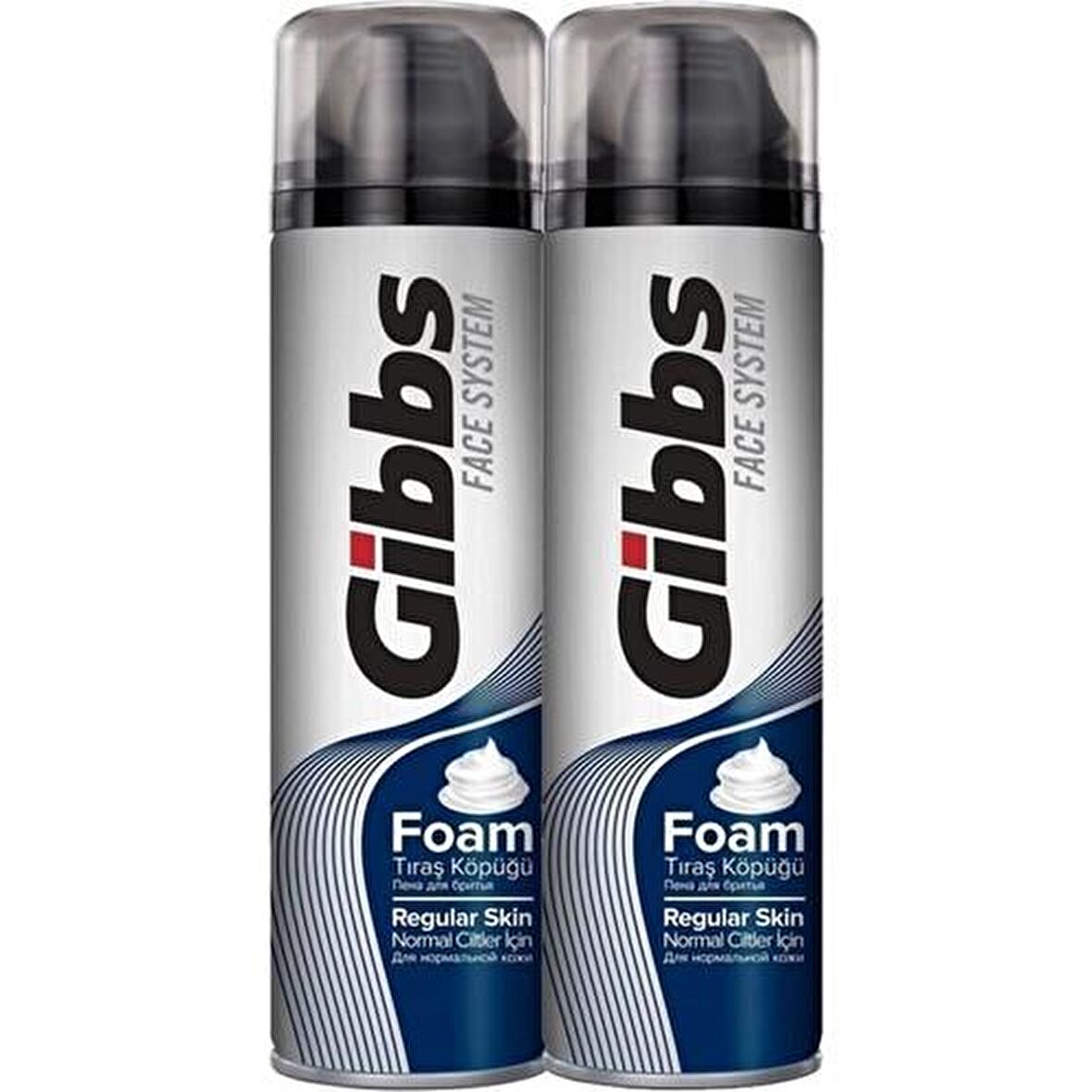 Gibbs Tıraş Köpüğü Regular 200Ml X 2 Adet