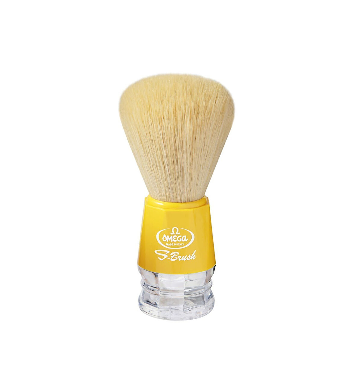 Omega S-Brush 10018 Sentetik Sakal Tıraş Fırçası Sarı