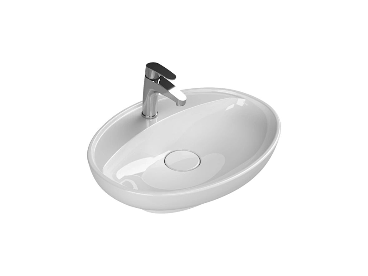 TURKUAZ  Lal C Tezgahüstü Lavabo 60x45,5 cm 