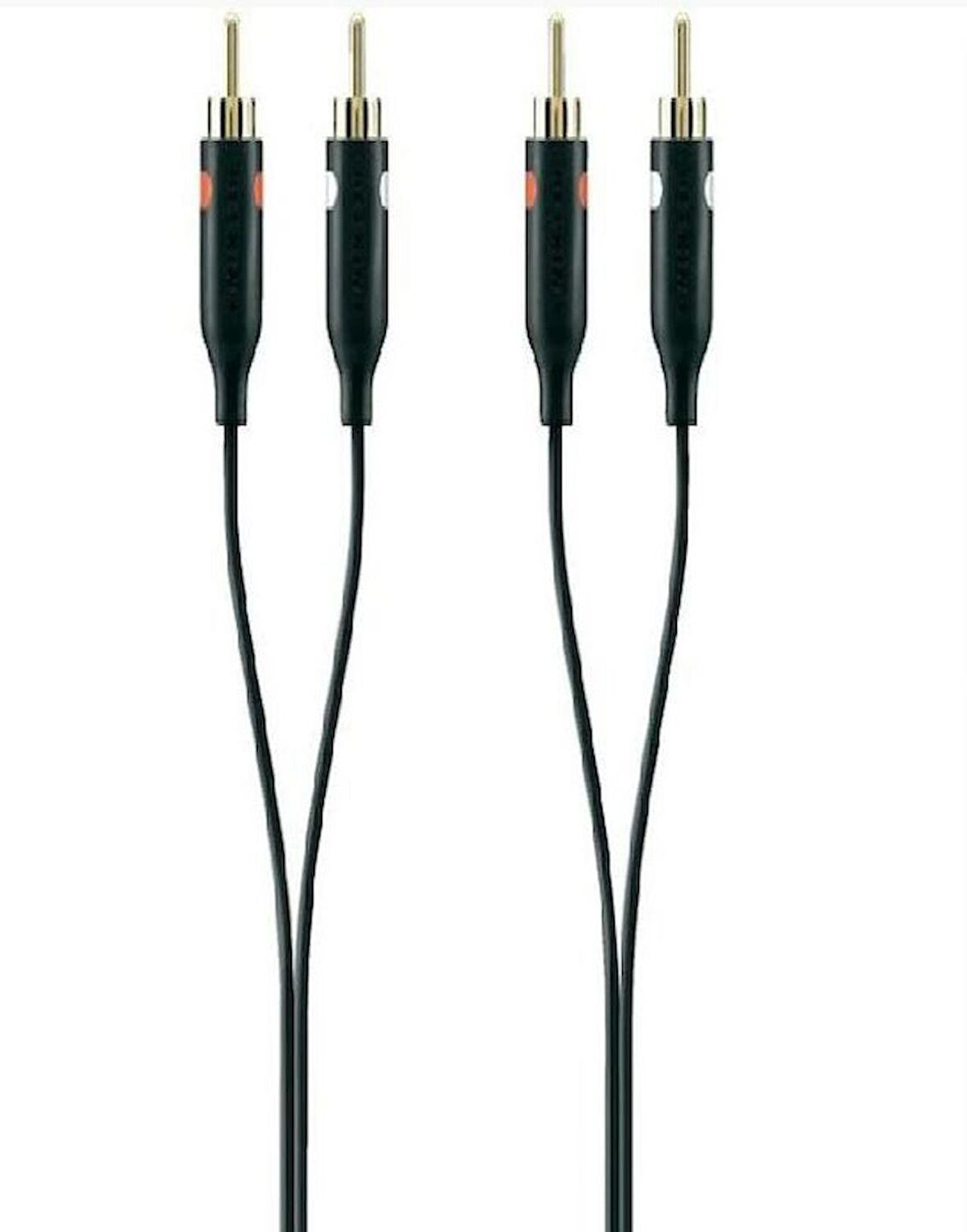 Belkin Blk-F3y098bf1m 1M 2Xrca2xrca,M/M Gold Kablo