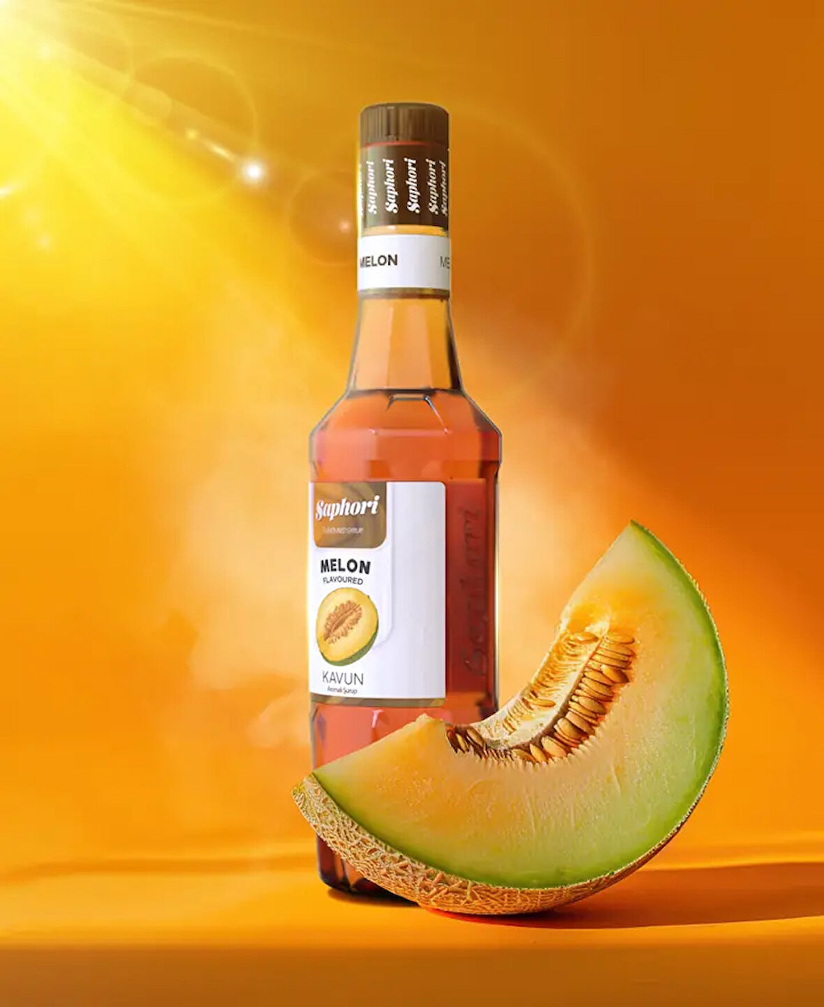 Saphori Kavun Aromalı Kokteyl Şurubu Kavun Şurubu 700 ML