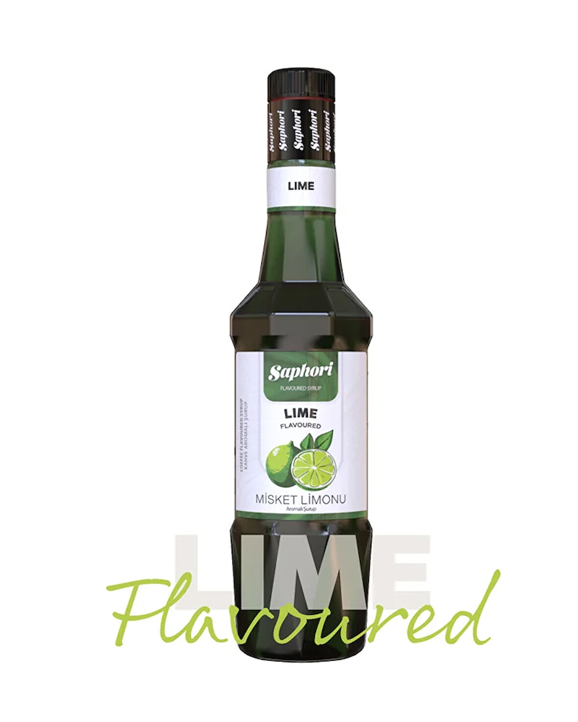 Saphori Misket Limonu (Lime) Aromalı Kokteyl Şurubu Misket Limonu Şurubu 700 ML