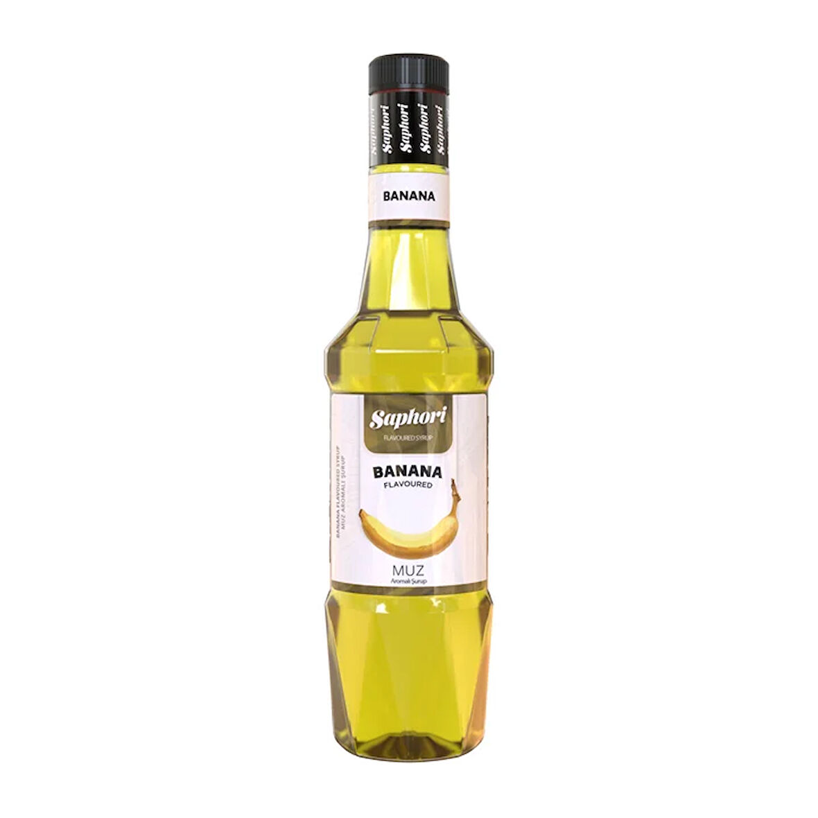 Saphori Muz Aromalı Kokteyl Şurubu Muz Şurubu 700 ML