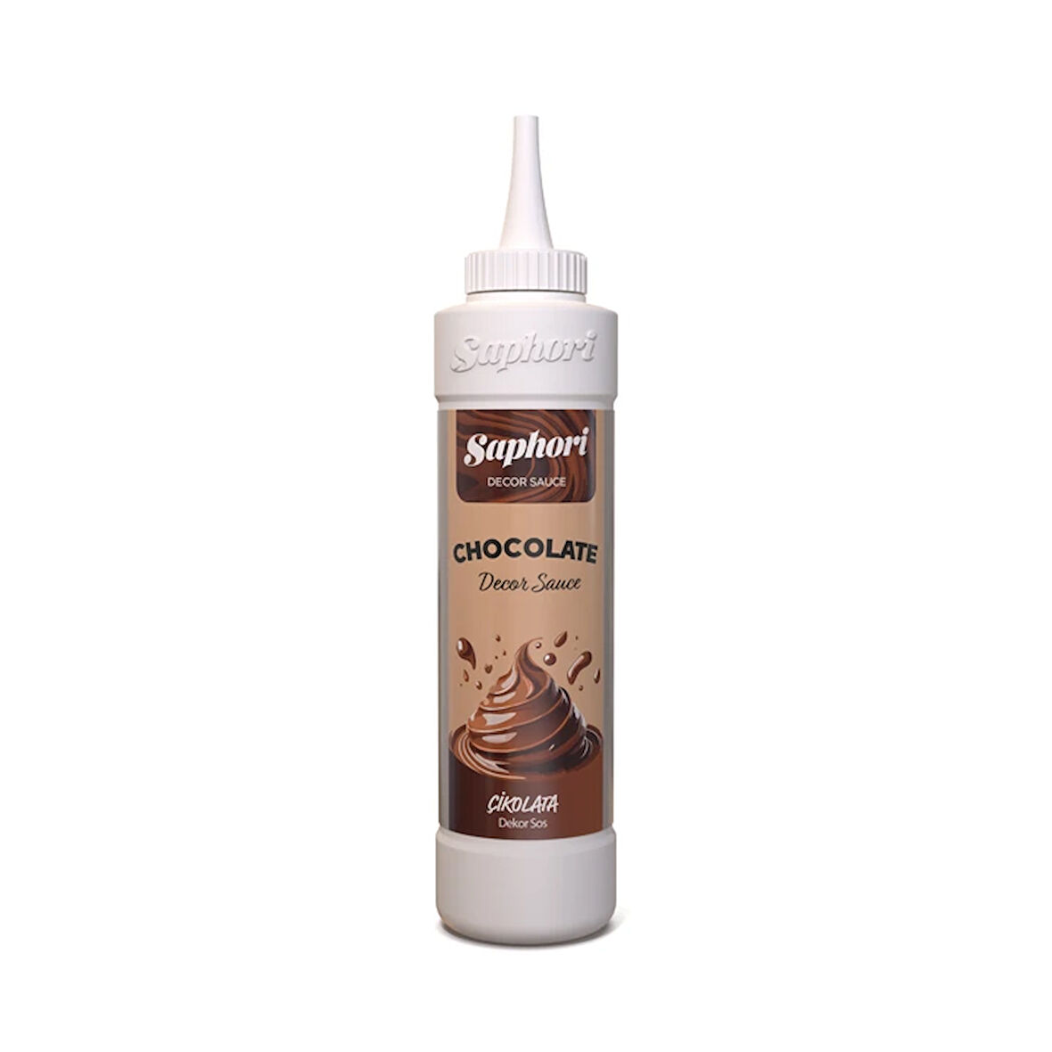 Saphori Çikolata Aromalı Dekor Sos Çikolata Aromalı Pasta Sosu 750 Gr