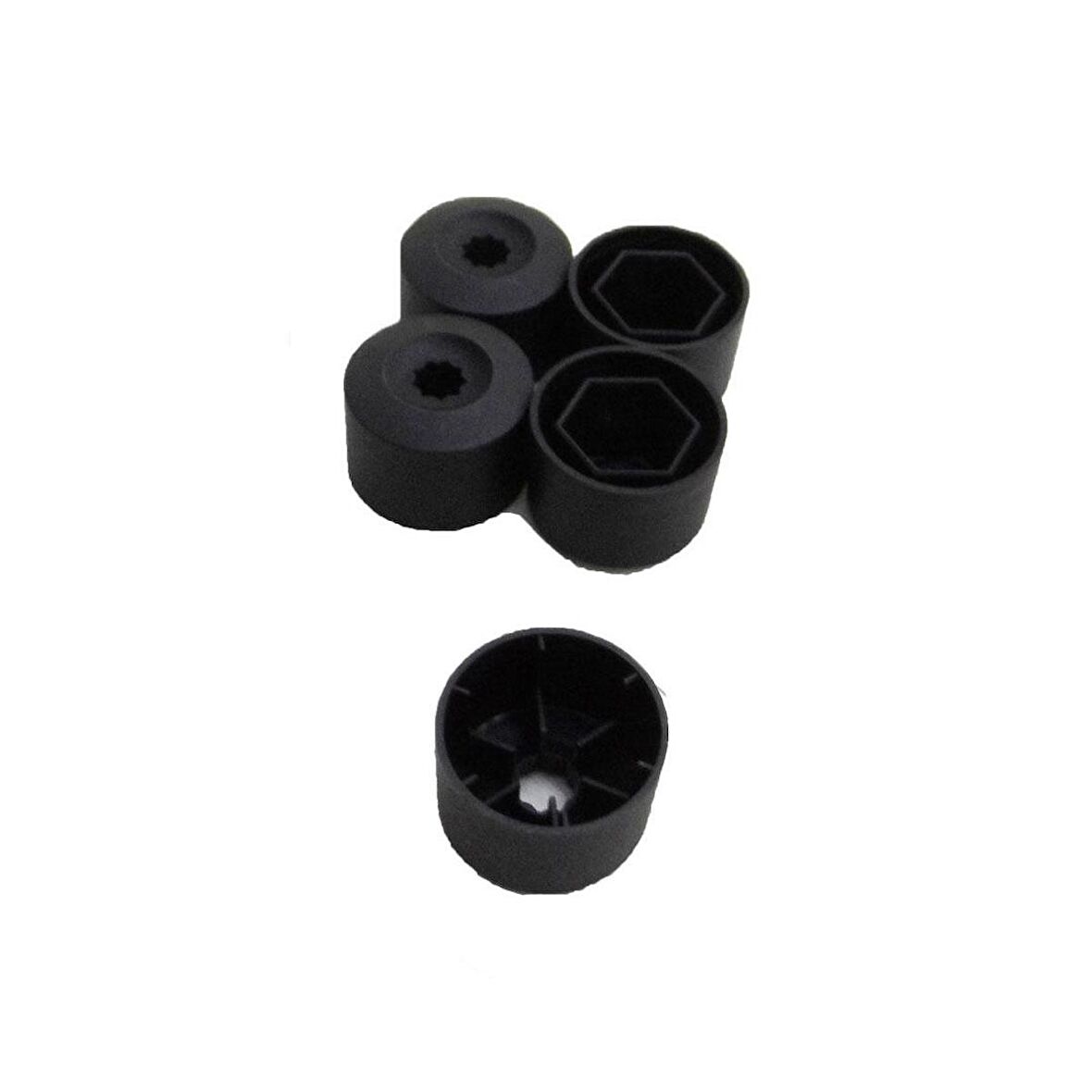 Gatap Vw Jetta 04-2023 Bijon Kapağı (5 Adet) 4 Şifresiz + 1 Şifreli