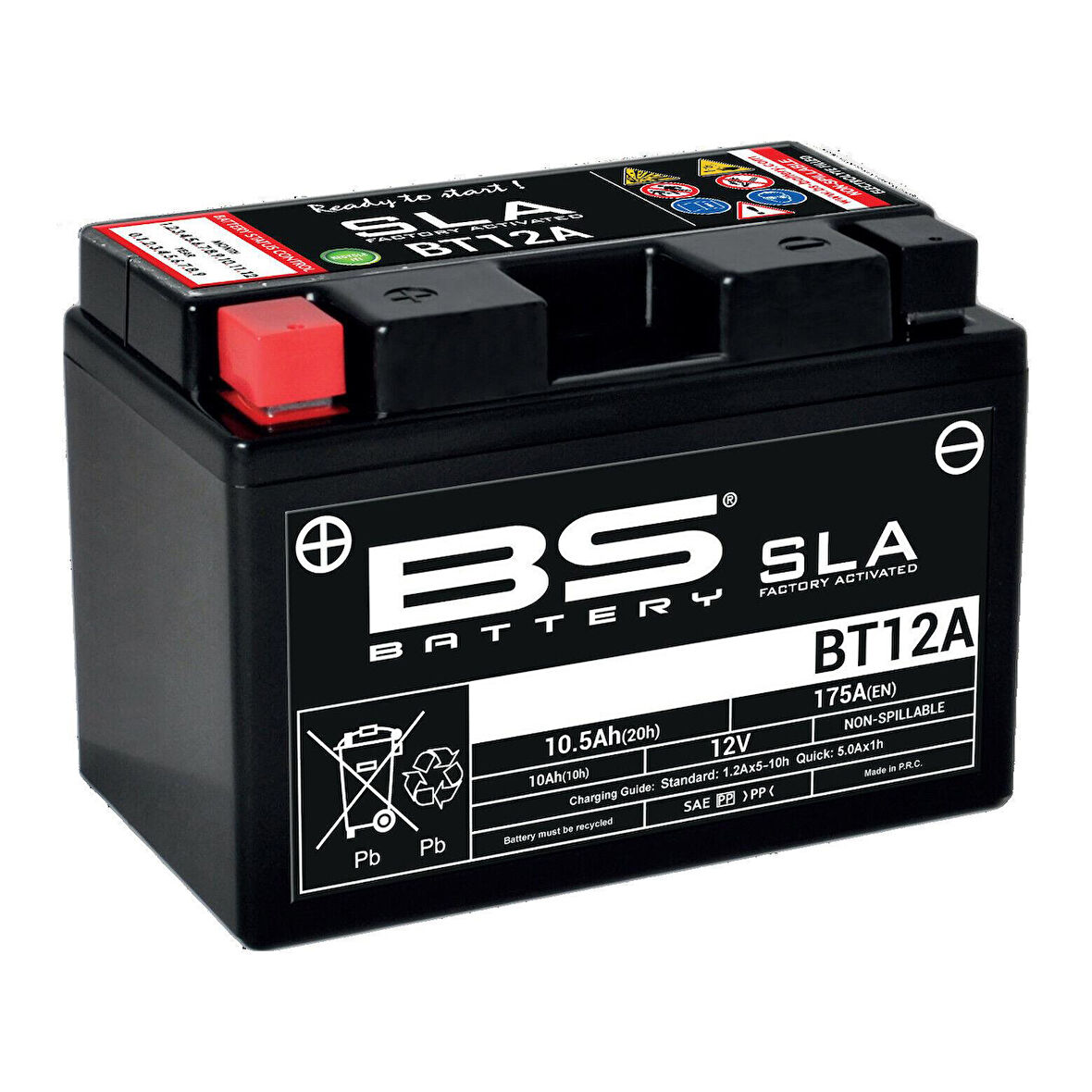 Bs Bt12a Sla 2018-2022 Husqvarna Svartpilen 401 Uyumlu Akü Jel Akü
