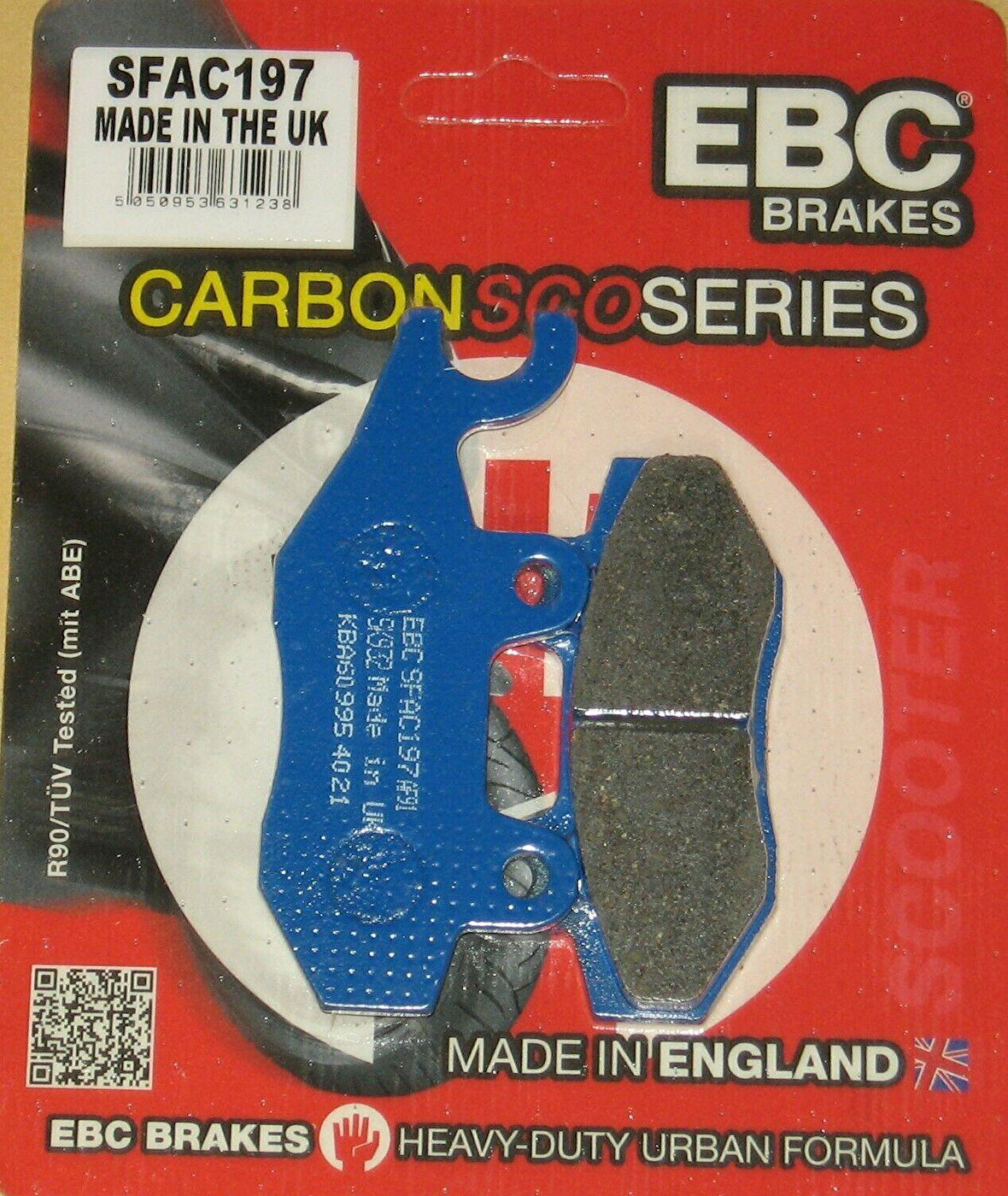Ebc Sfac197 2007-2009 Hyosung MS3 250 Uyumlu Ön Fren Balatası Karbon Balata