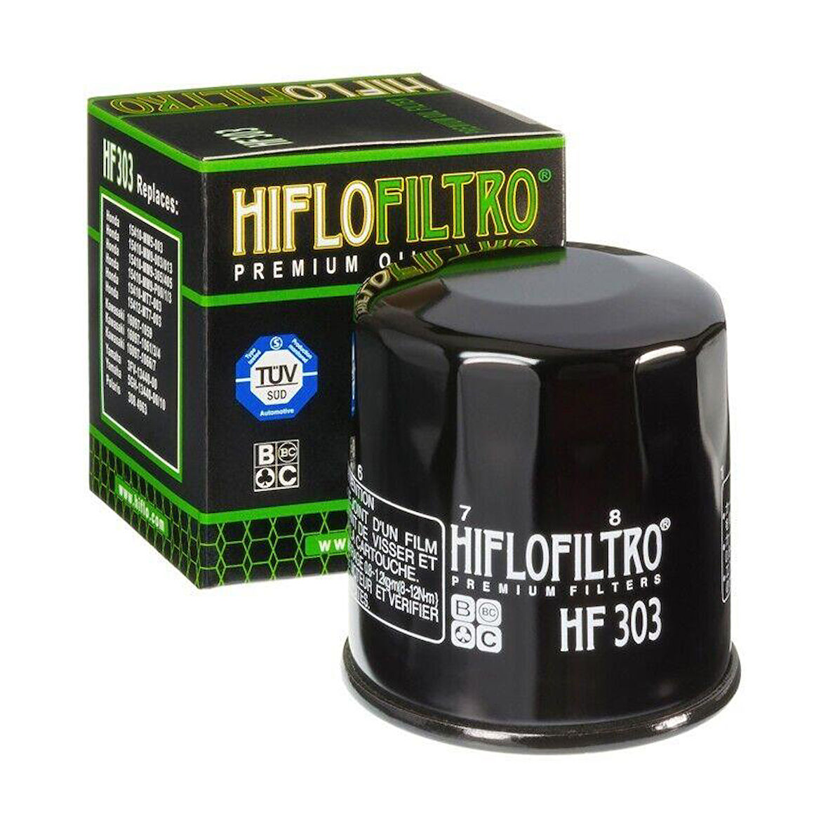 Hiflo Hf303 2006-2007 Kawasaki KLE 500 Uyumlu Yağ Filtresi
