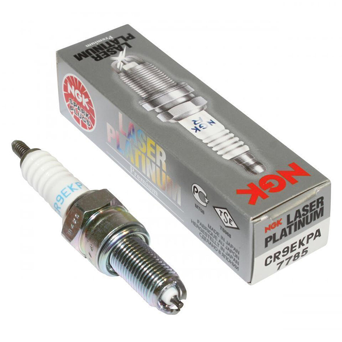 Ngk Cr9ekpa 2000-2006 Kawasaki ZX-12 R Uyumlu Buji Lazer İridyum Buji