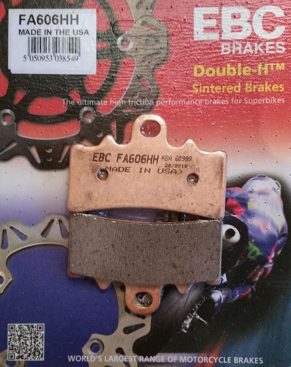 Ebc Fa606Hh 2020-2023 KTM 390 Adventure Uyumlu Ön Fren Balatası Sinterli Balata