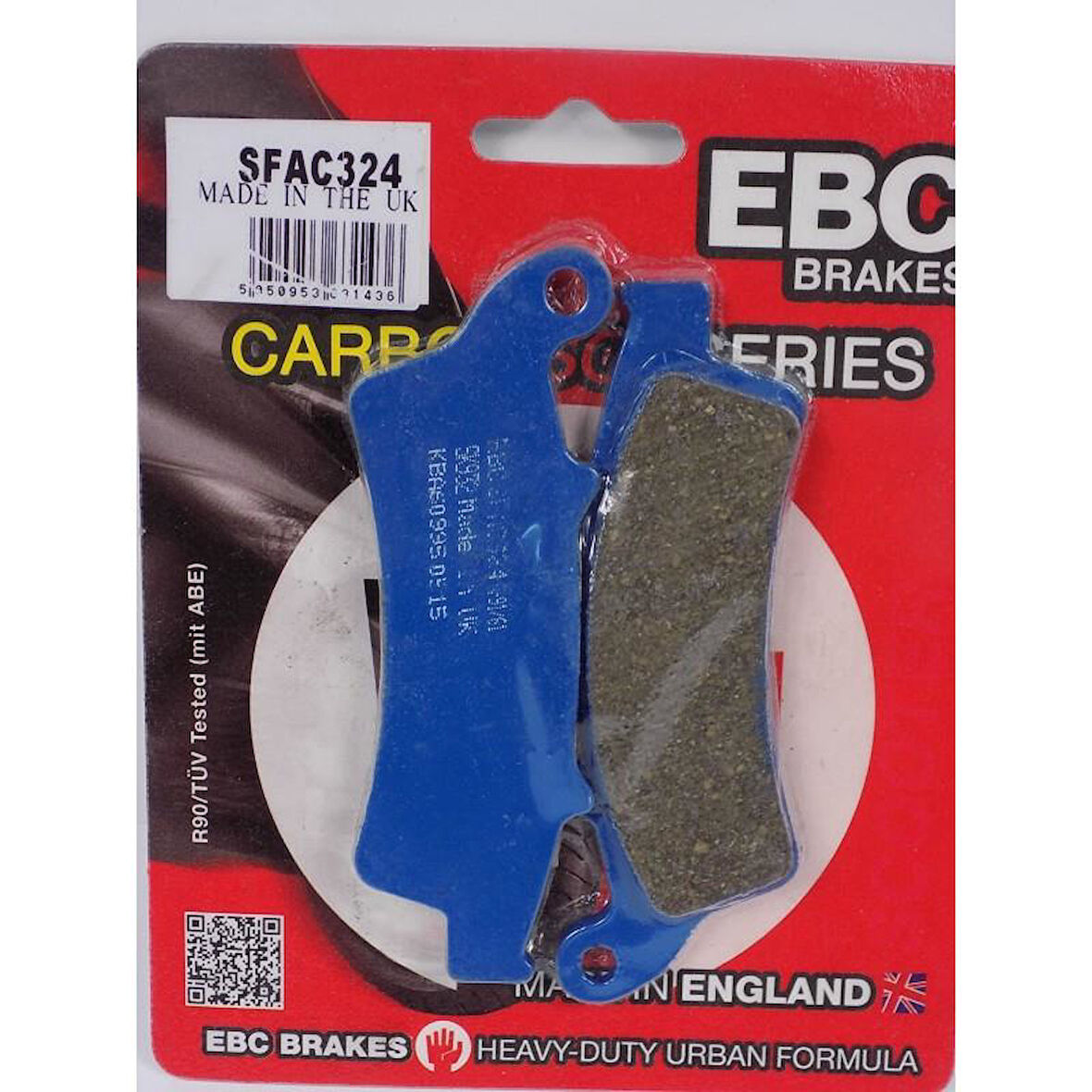 Ebc Sfac324 2016-2021 Kymco Xtown 125i Uyumlu Ön Fren Balatası Karbon Balata