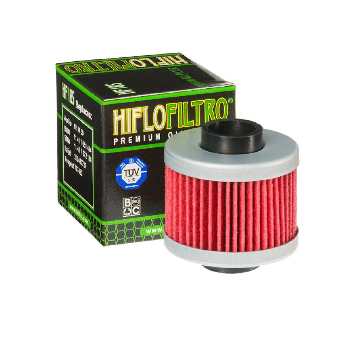 Hiflo Hf185 2006-2018 Peugeot Satelis 125 Uyumlu Yağ Filtresi
