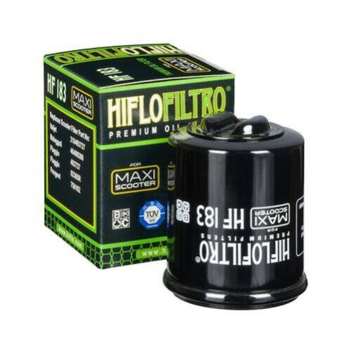 Hiflo Hf183 2007-2010 Piaggio Carnaby 200 Uyumlu Yağ Filtresi
