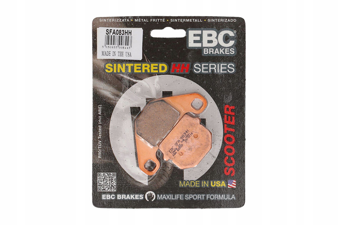 Ebc Sfa083/2hh 2006-2008 Suzuki AN 125 HK Uyumlu Ön Fren Balatası Sinterli Balata