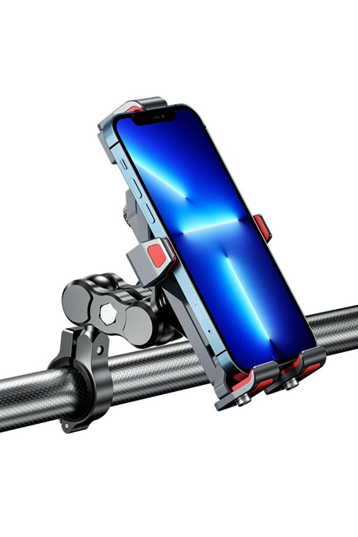 Nukrotech M23 Titreşim Modüllü Motosiklet Telefon Tutucu