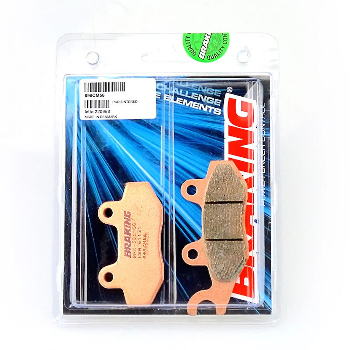 Triumph Street Twin Arka Fren Balatası Braking 696CM56 Sinterli Bal