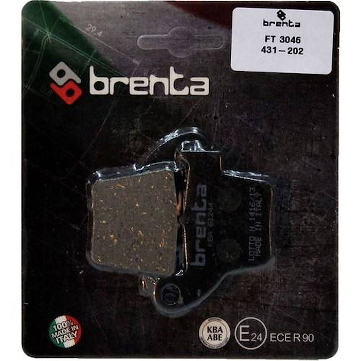 Brenta 431-202 2004-2023 Honda CRF 250 R Uyumlu Arka Fren Balatası Organik Balata