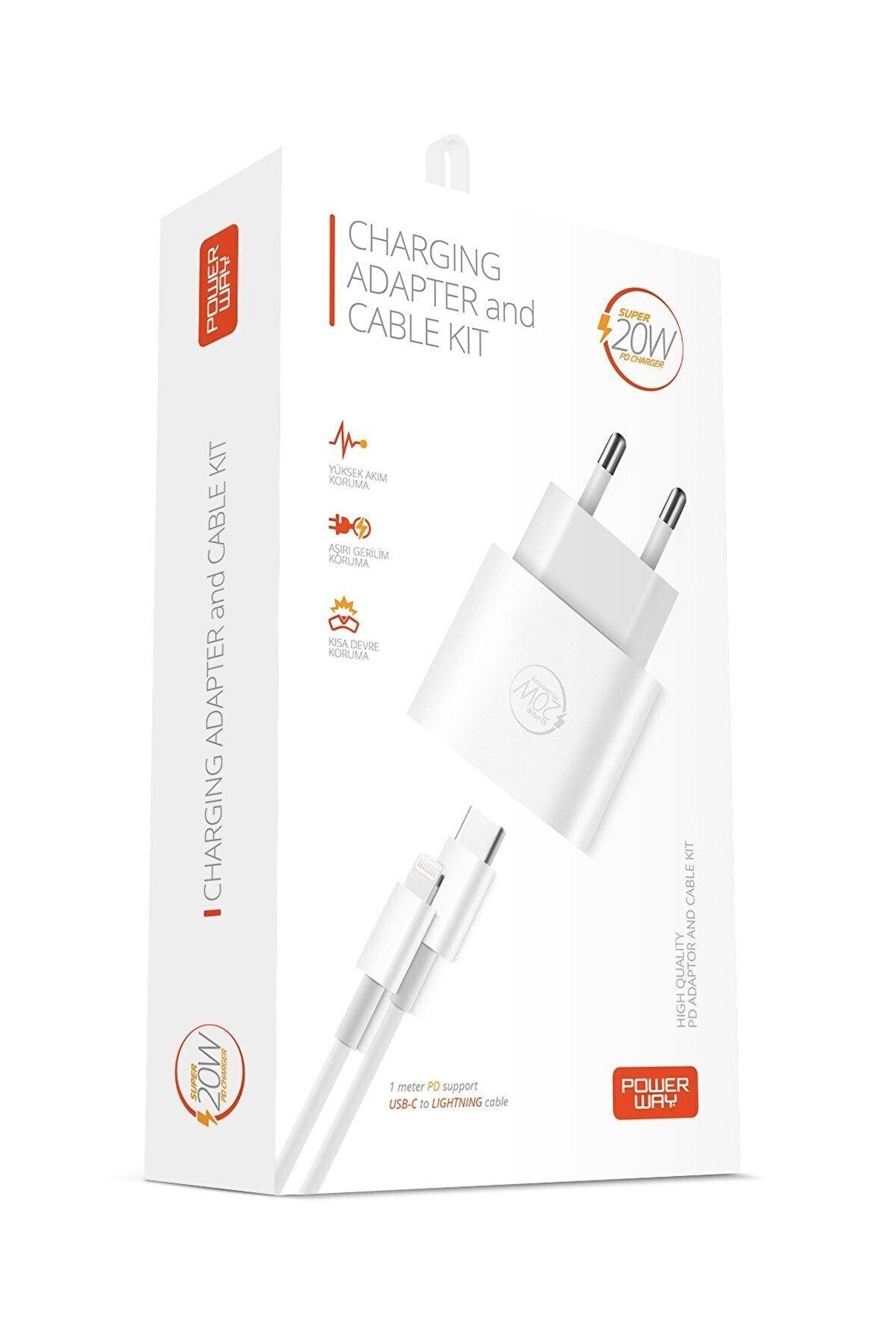 Powerway Rxs20 25w Type C to Lightning Hızlı Şarj Aleti