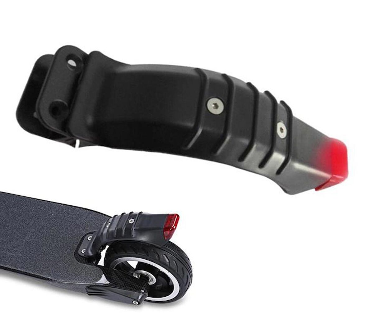 Elektrikli Scooter İçin Titreşim Işıklı Stop Lambalı Çamurluk