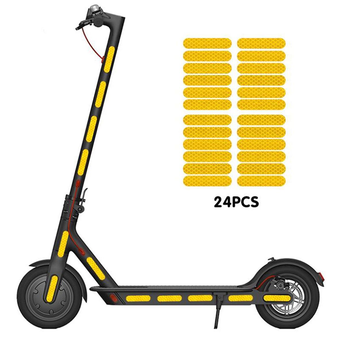 M365 M365 Pro 1P Elektrikli Scooter için Gece Güvenlik Yansıtıcı