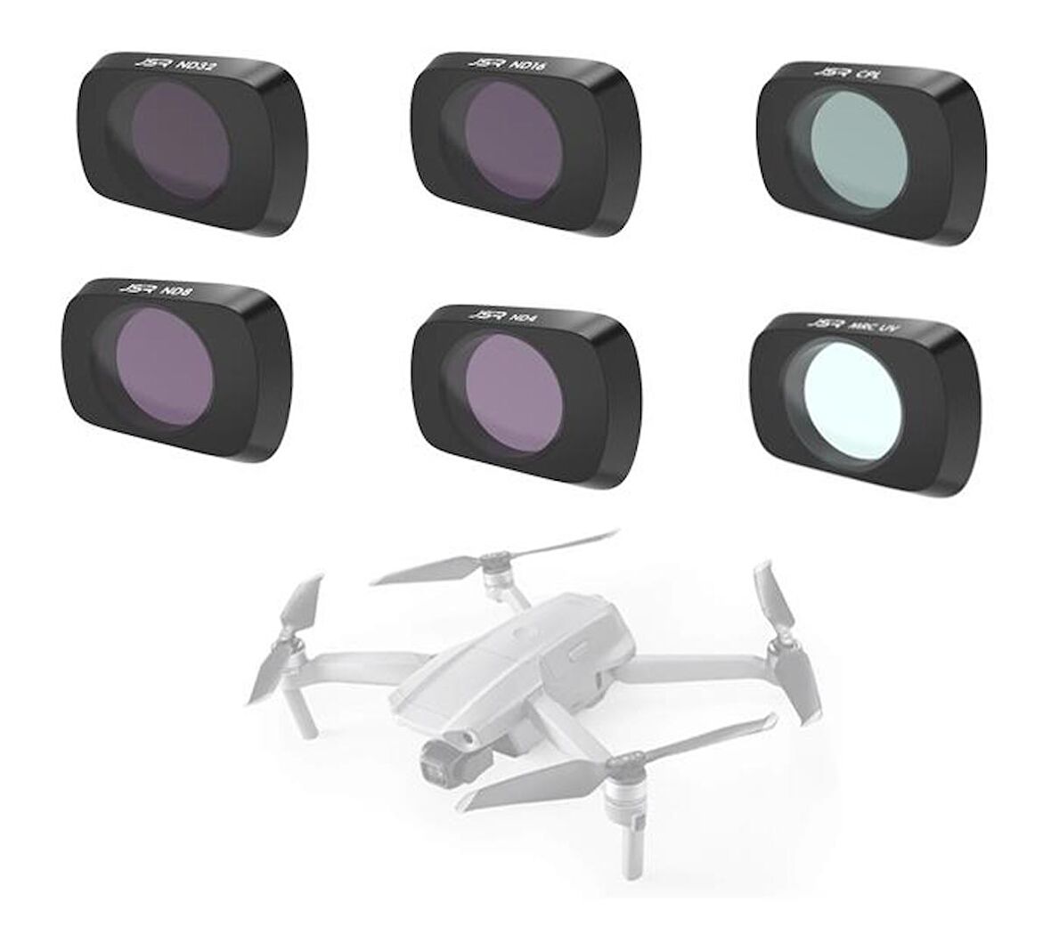 DJI Mavic Air 2 Lens Filtre MCUV CPL ND4 ND8 ND16 ND32 6 lı Set