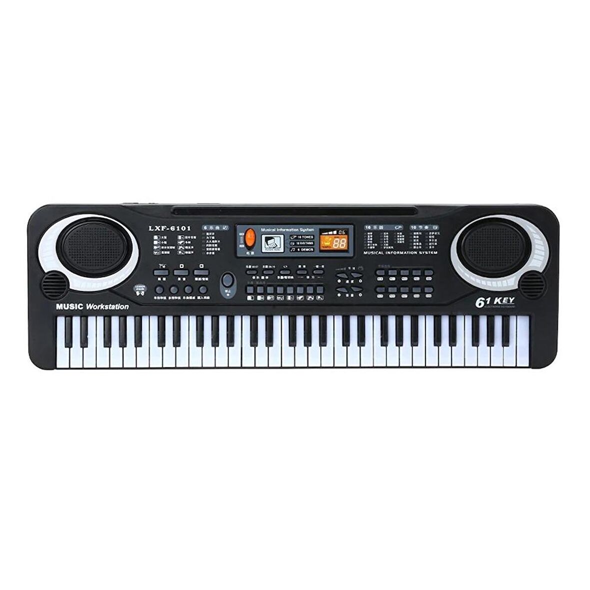 DailyTech 61 Tuşlu Org Electronic Keyboard Klavye Pilli Mikrofonlu Karaoke