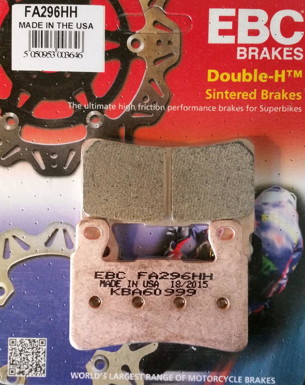 Ebc Fa296Hh 2015-2021 Harley-Davidson Cvo Breakout Ön Fren Balatası