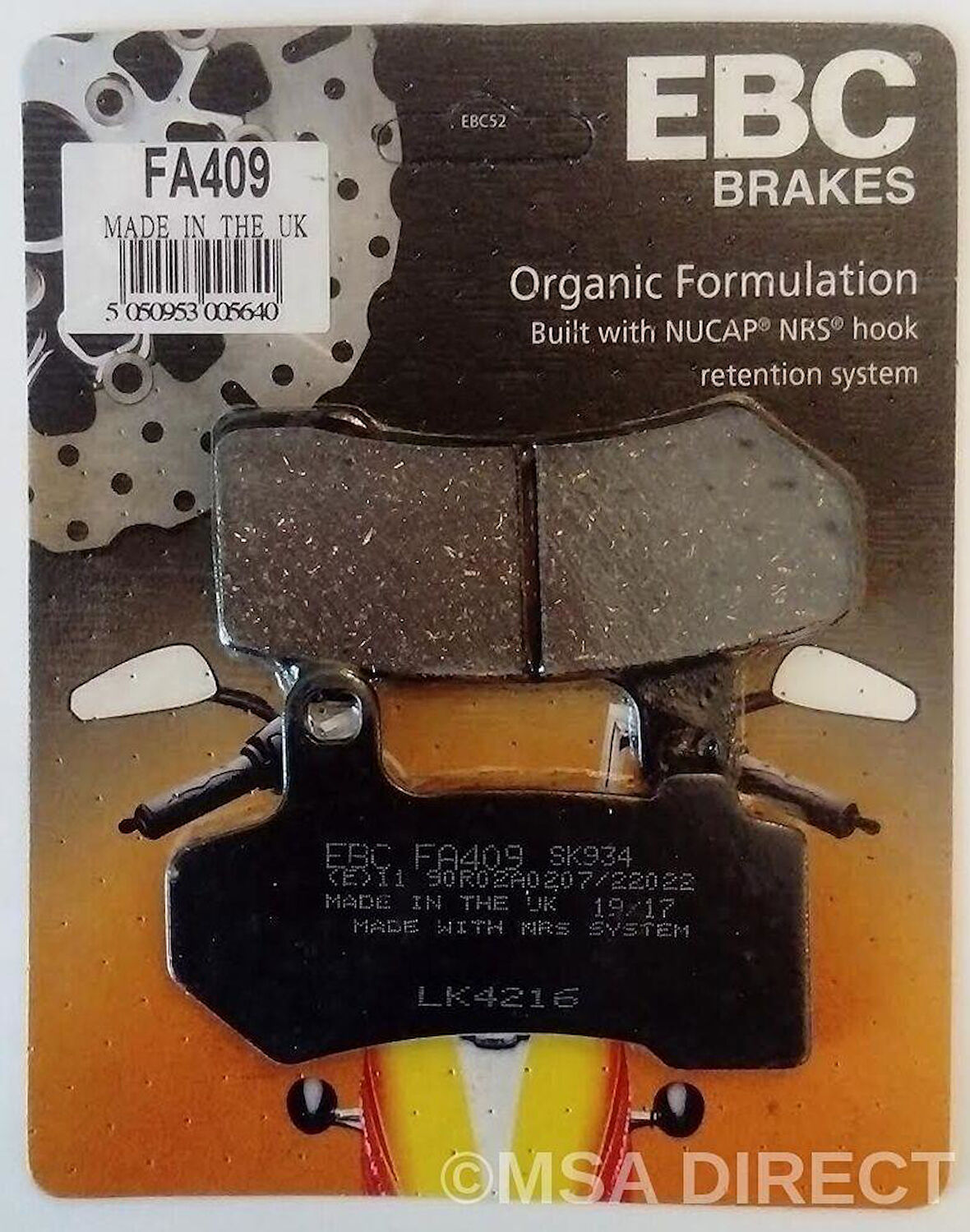 Ebc Fa409 2015-2022 Harley-Davidson Road King Special Ön Fren Balatası