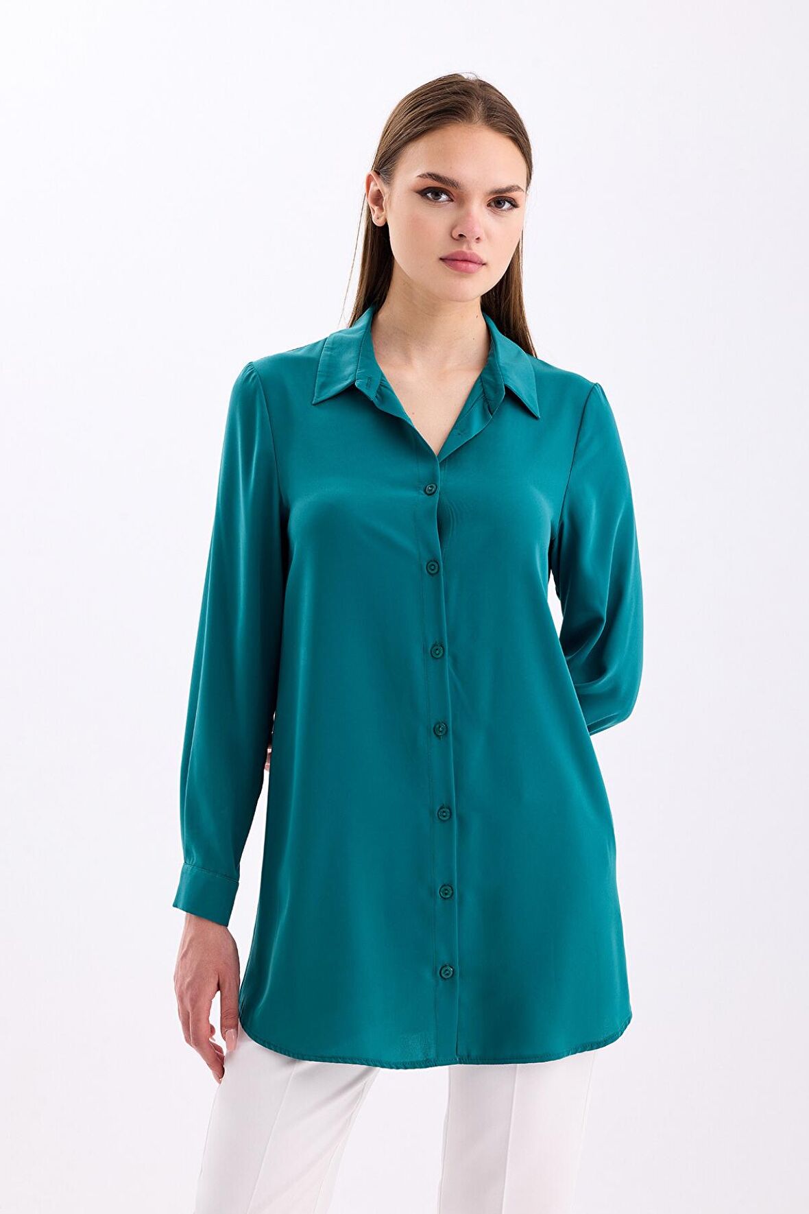 Uzun Kollu Regular Fit Basic Gömlek 2020