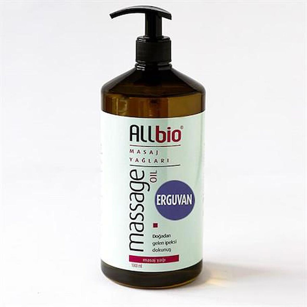 Allbio Masaj Yağı  Erguvan (1 litre)