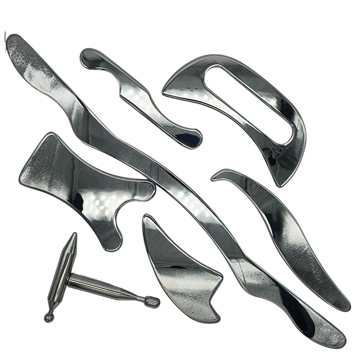 Graston 7 Parçalı Büyük Set Masaj Aleti Model 1 