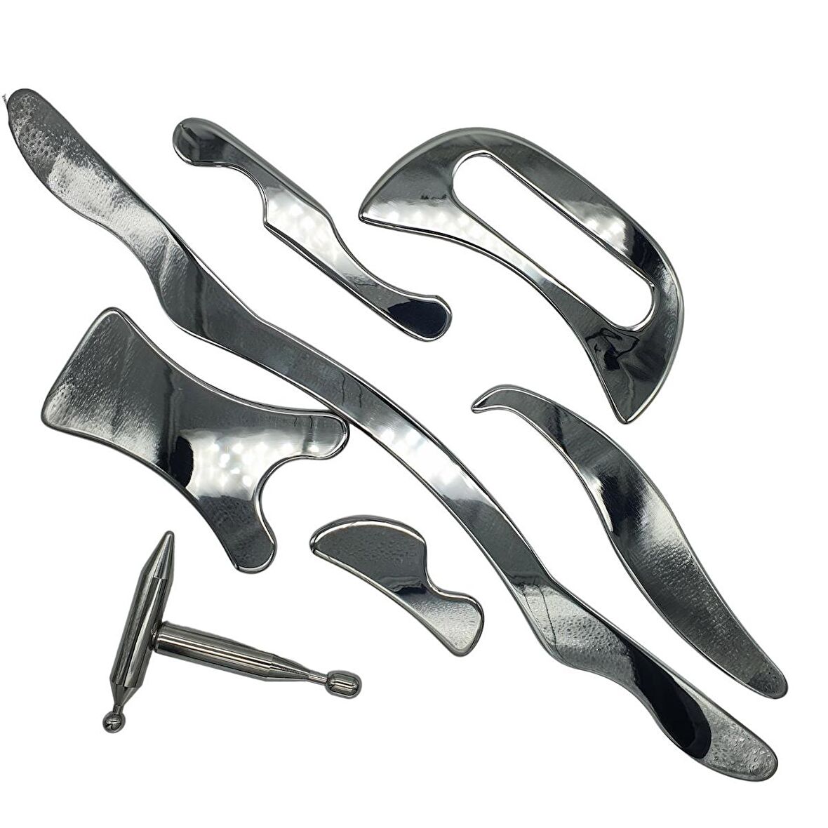 Graston 7 Parçalı Büyük Set Masaj Aleti Model 2