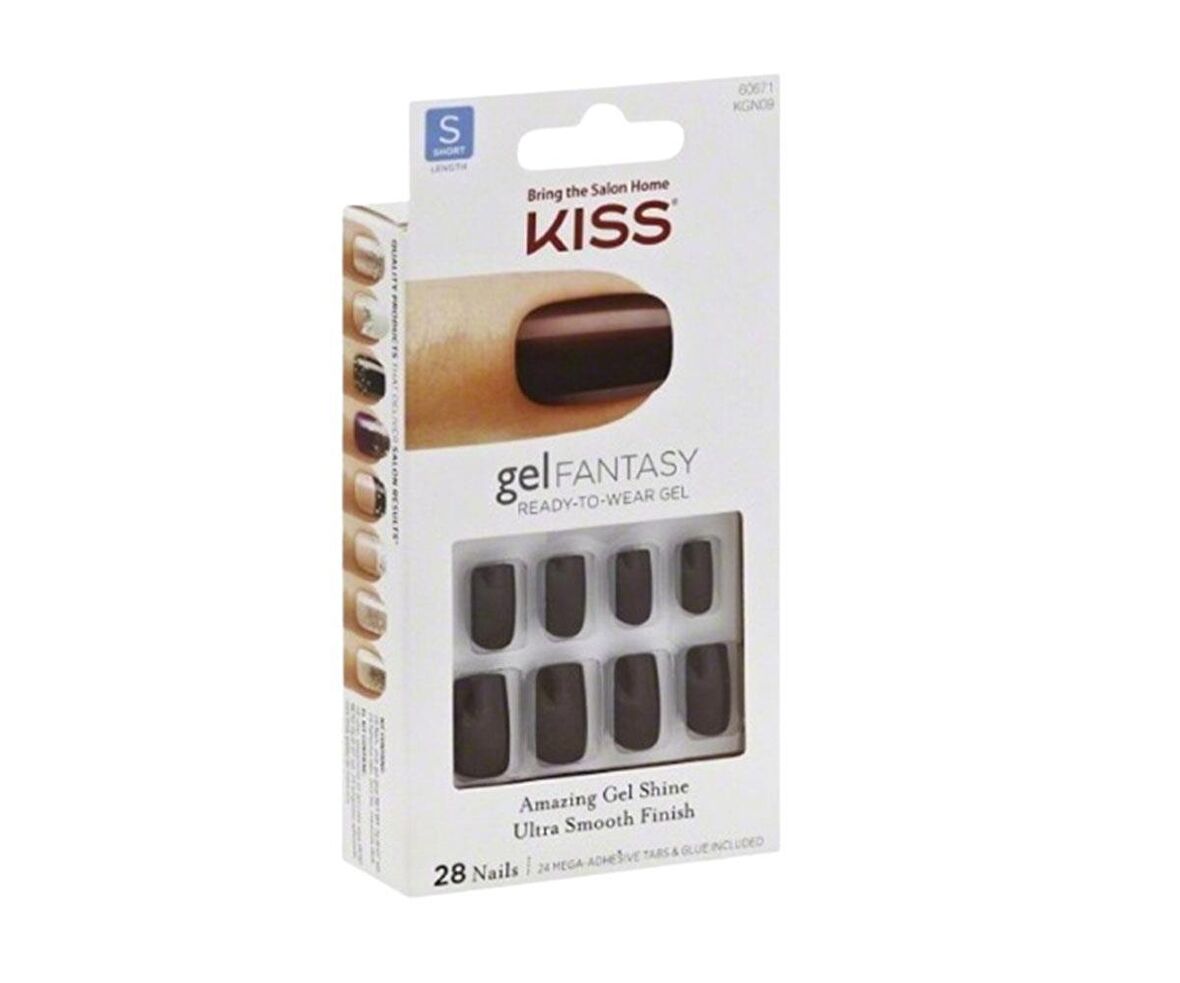 Kiss Gel Fantasy Parlak Bordo Takma Tırnak 60671