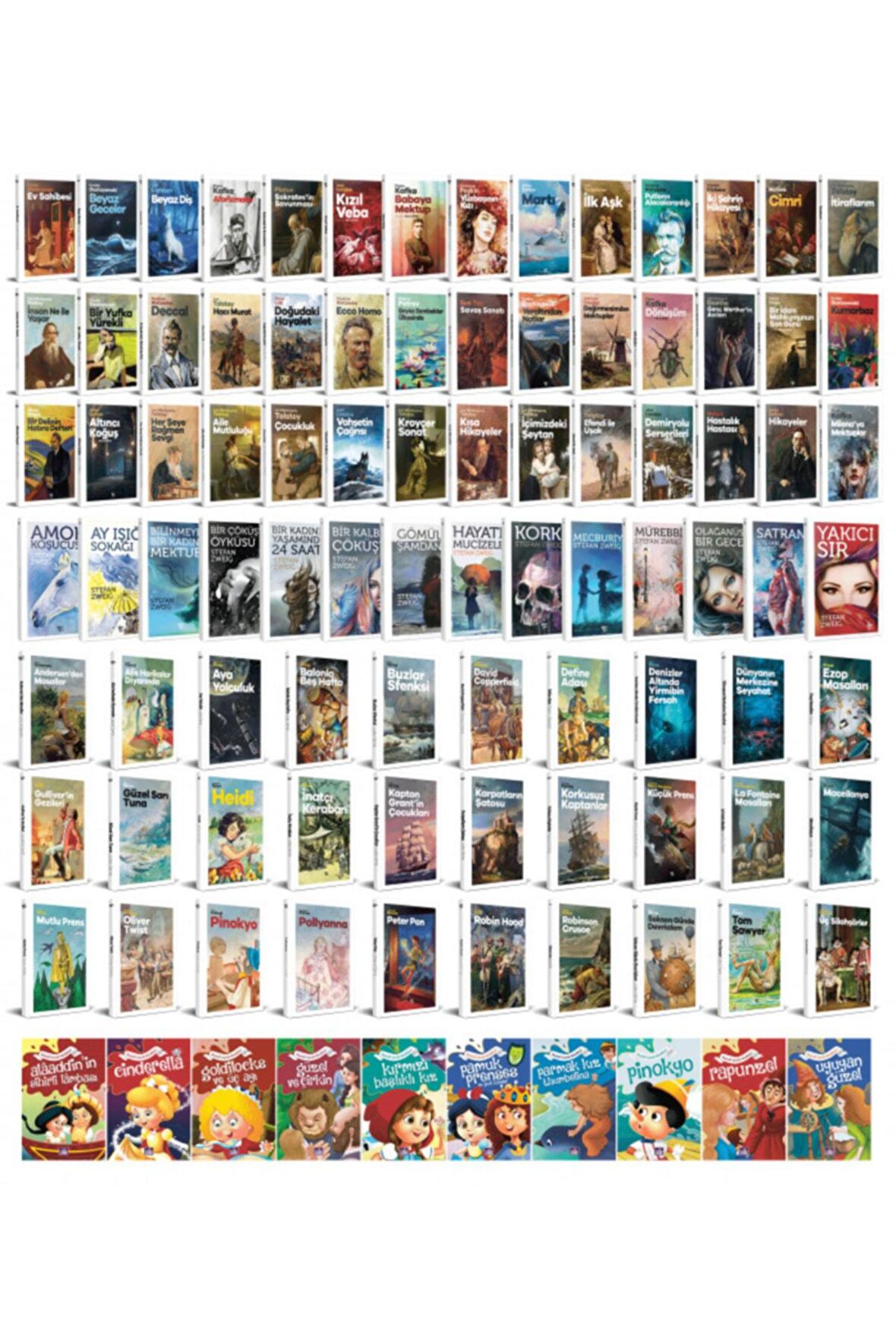 Büyük Dünya Klasikleri - 96 Klasik Ve Resimli
Masallar