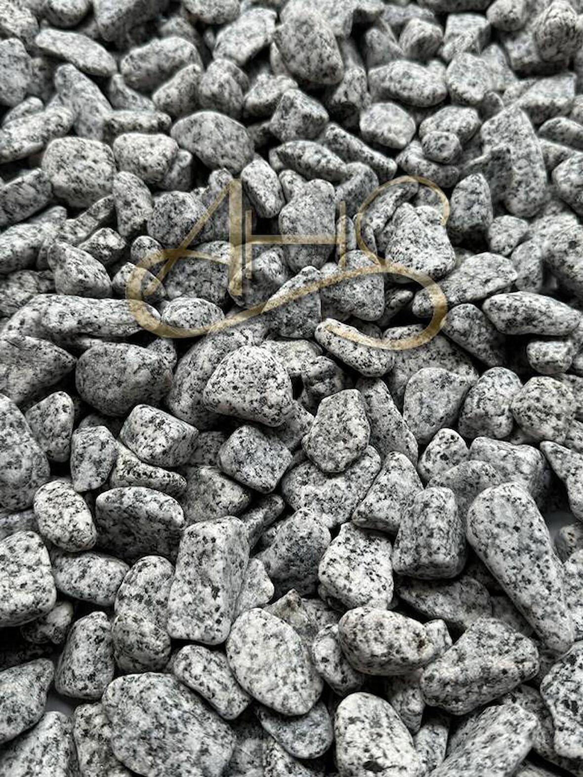 AHS Doğal Granit Gri Dolomit Taşı 1 Kg 1-3 Cm Dere Çakıl Bahçe Peyzaj Saksı Teraryum Akvaryum Taşı