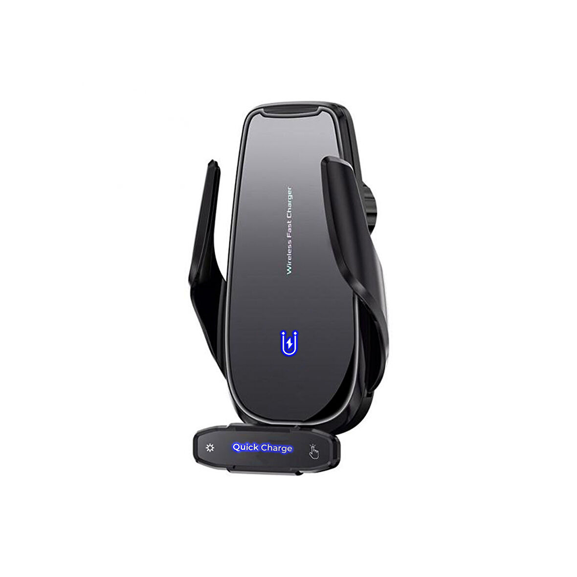 Winex Q9 15W Sensörlü Araç İçi Kablosuz Hızlı Şarj Aleti ve Telefon Tutucu