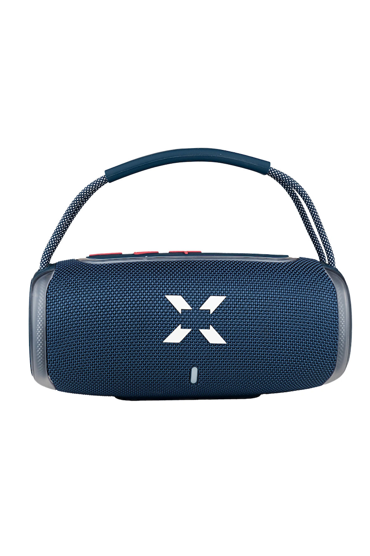 Boombox RGB Bluetooth Hoparlör, 5 Saat Çalma Süresi, 20 W, Bluetooth, TWS, Outdoor Ses Bombası Mavi X6701_M0