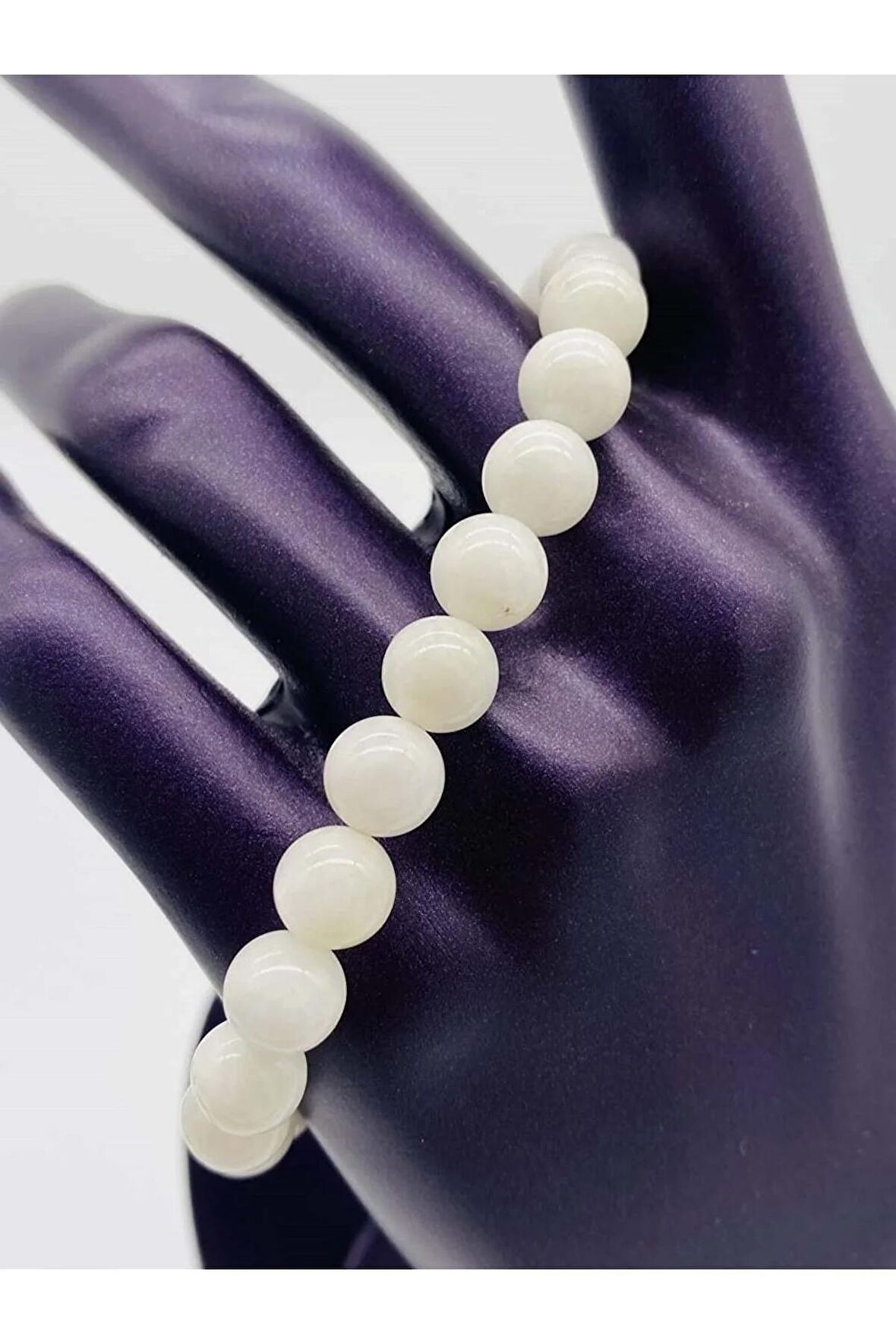 Ay Taşı-doğal Taş Bileklik - 8 Mm