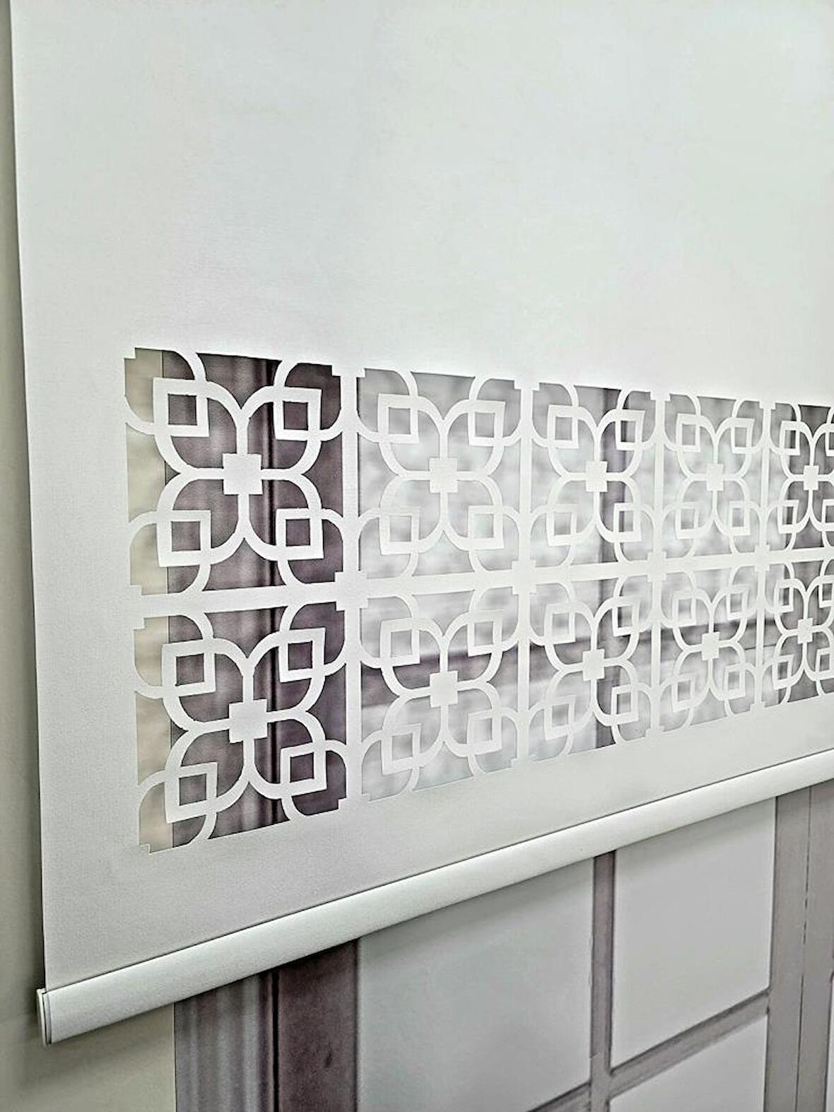 Stor Perde Desenli Lazer Kesim Kalın Kumaşlı ML105