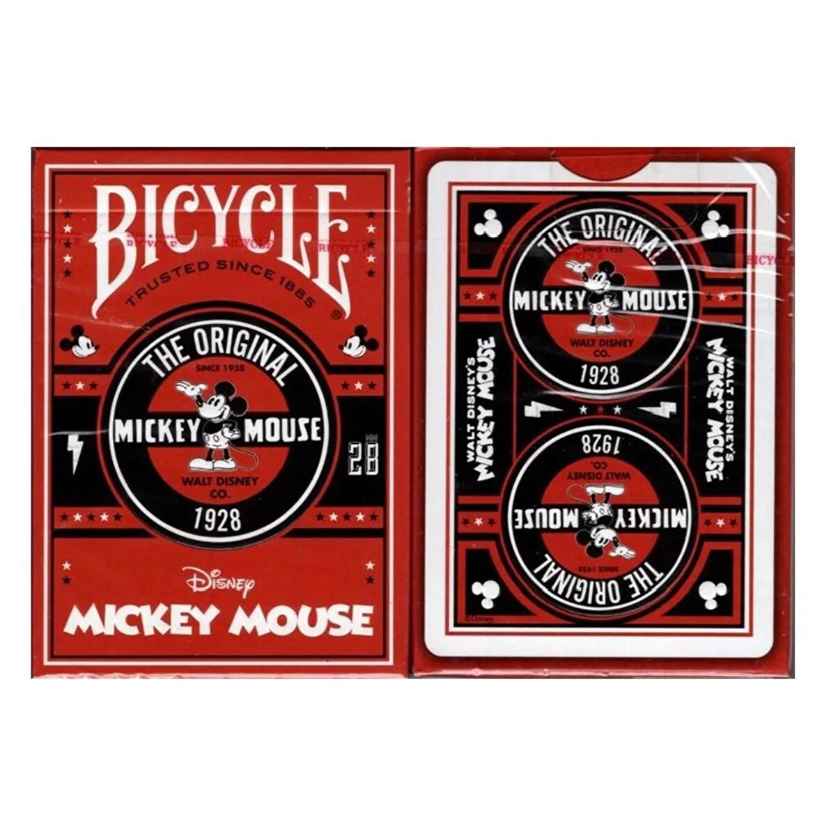 Bicycle Disney Classic Mickey Mouse (Red) Oyun Kağıdı İskambil Destesi