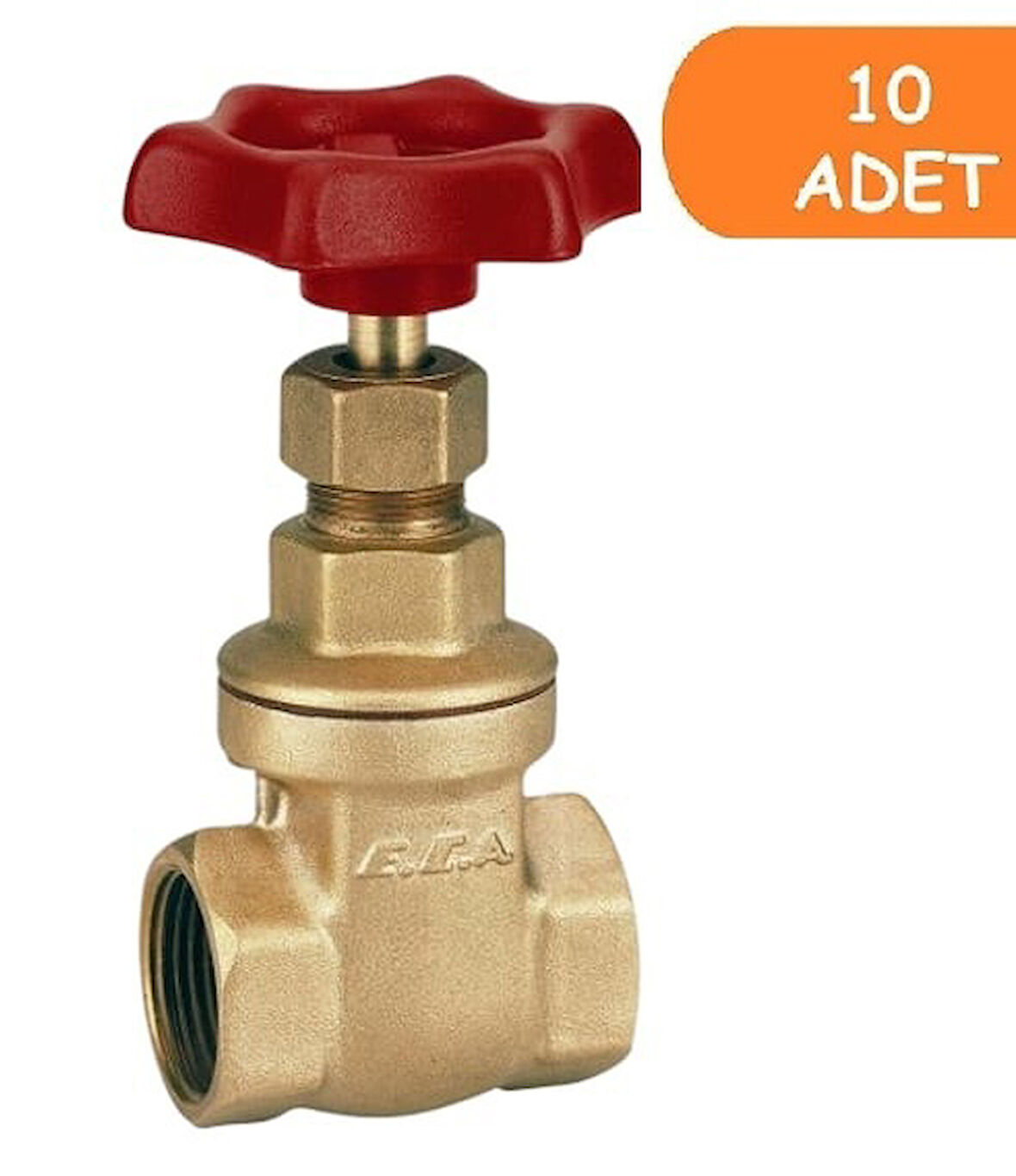 10 Adet ECA 1/2 Şiber Valf 601003001