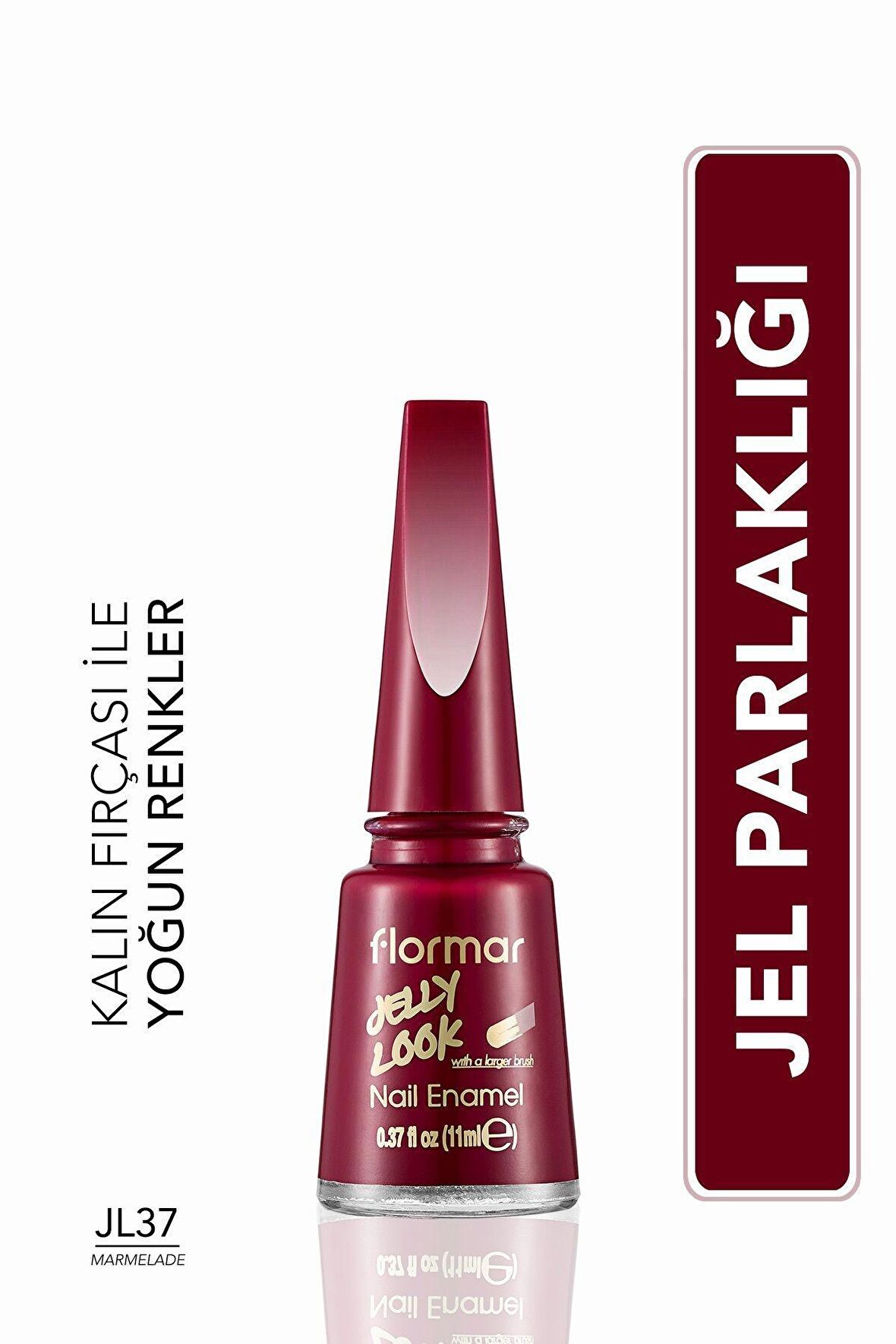 Flormar Oje - Jelly Look Nail Enamel Jl37 Marmelade 34000007-jl37
