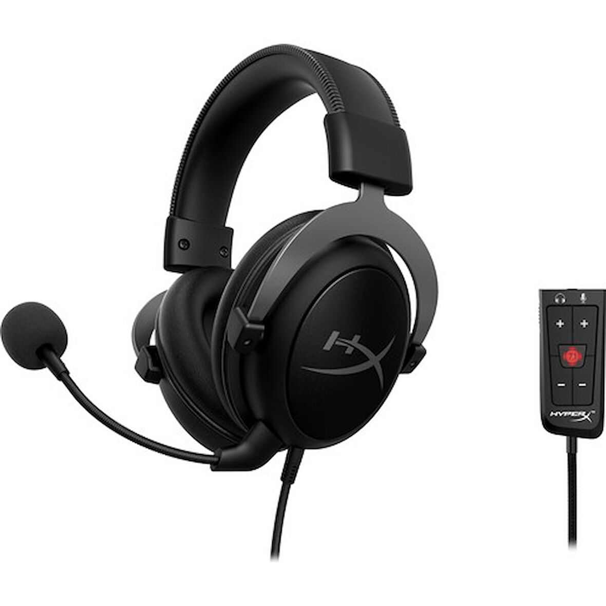 HyperX Cloud II 7.1 KHX-HSCP-GM Kablolu Mikrofonlu Kulak Üstü Oyuncu Kulaklığı Gri