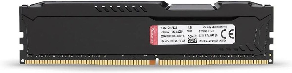 Kingston HX421C14FB2/8 HyperX Fury 8GB DDR4 2133 MHz PC Bellek KUTUSUZ