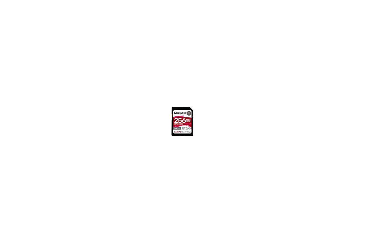 Kingston SDR2/256GB 256 GB 300-260 Mb/s UHS-II U3 V90 Canves React Plus microSD Hafıza Kartı