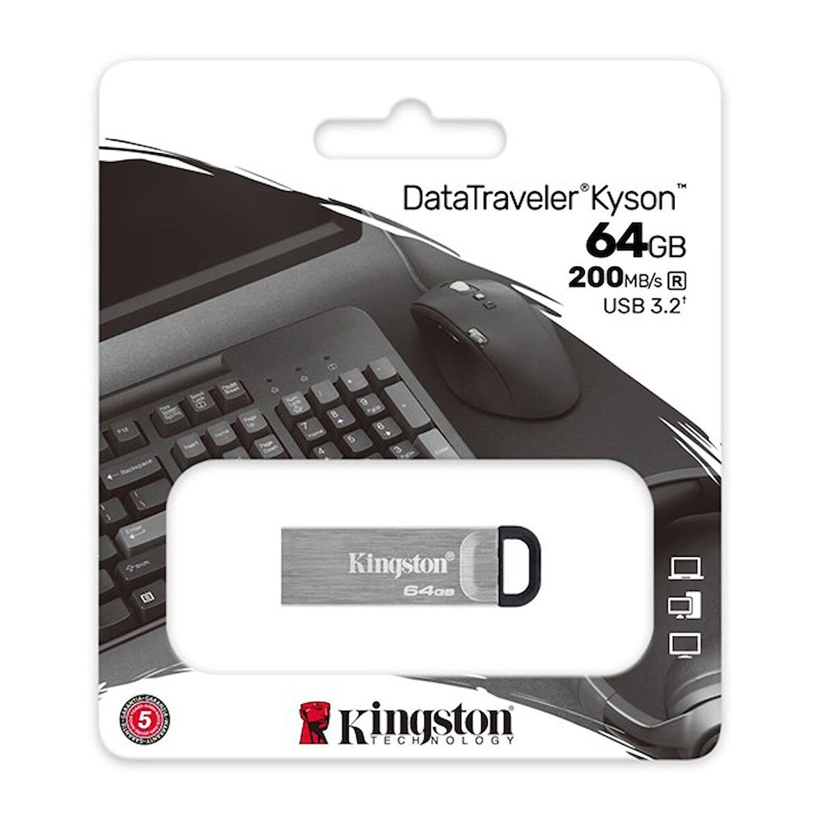 DTKN/64GB DataTraveler Kyson 64GB USB 3.2 Gen 1
