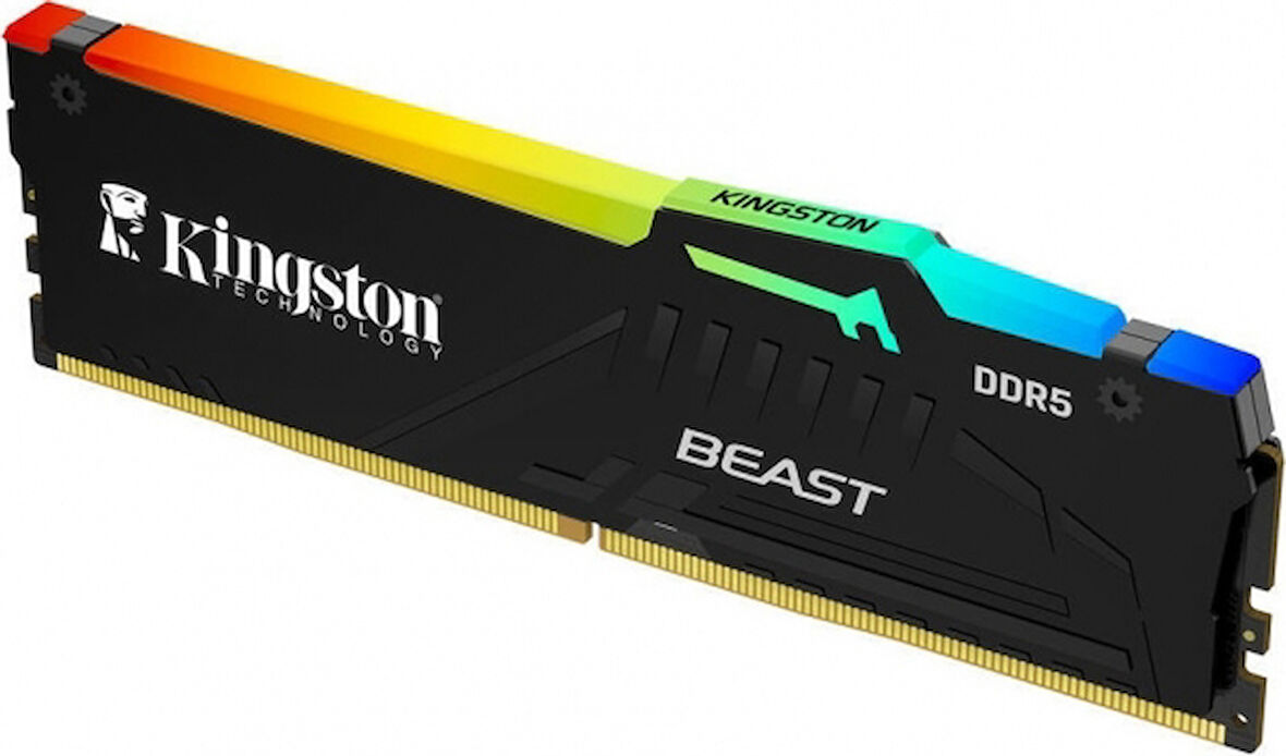 Kingston KF556C36BBEA/8TR 8 GB DDR5 5600Mhz CL36 Beast RGB Expo Bilgisayar Bellek