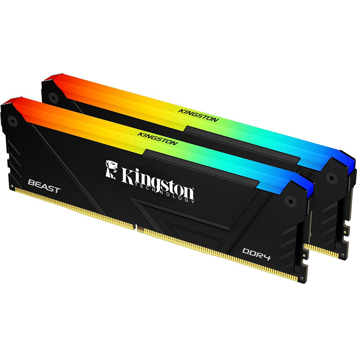 Kıngston 32GB 3200MT/S Ddr4 CL16 Dımm (Kit Of 2) Beast Rgb Turkey KF432C16BB2AK2/32TR - Ram