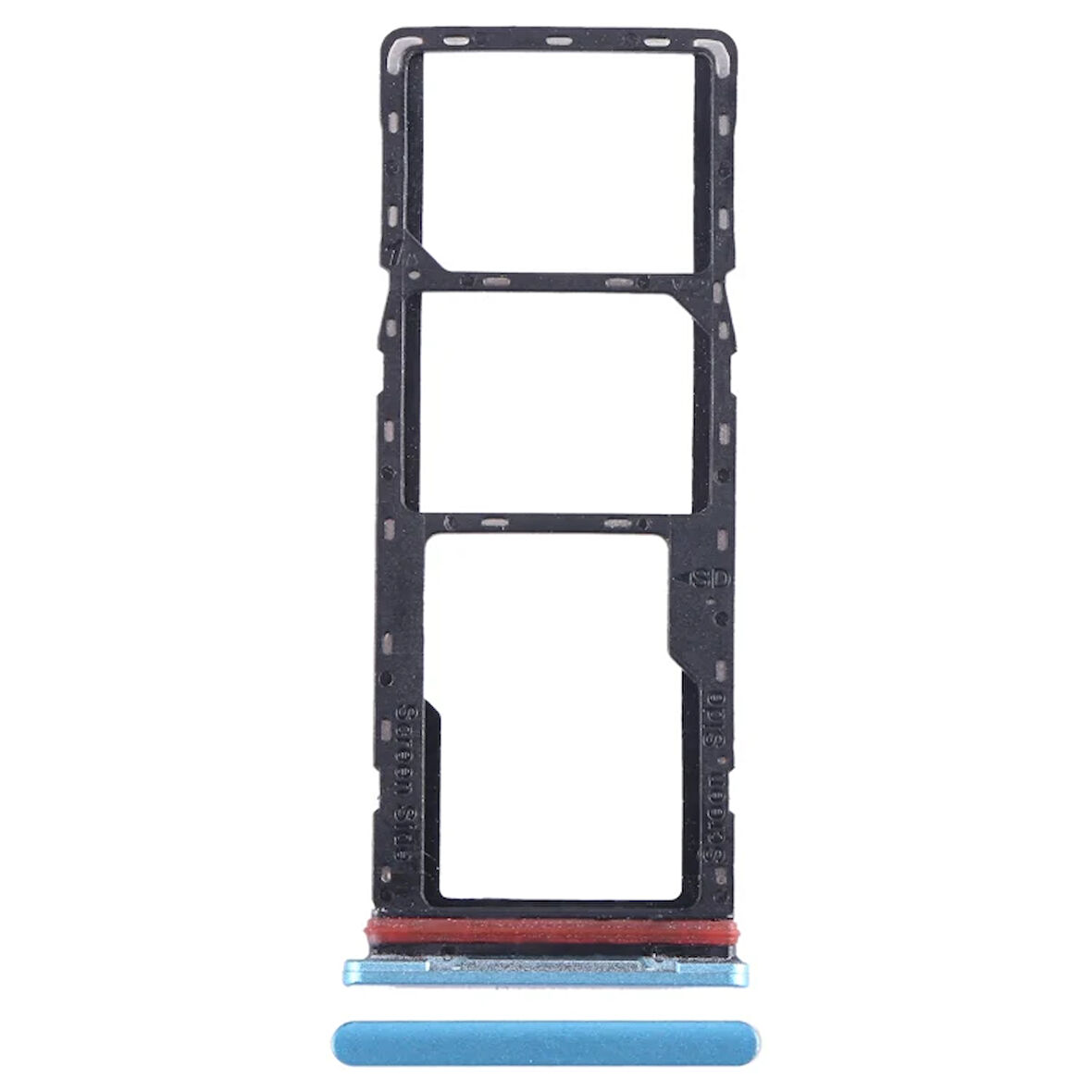 Tecno Uyumlu Spark 7T Sim Kart Tepsisi KF6p Mavi